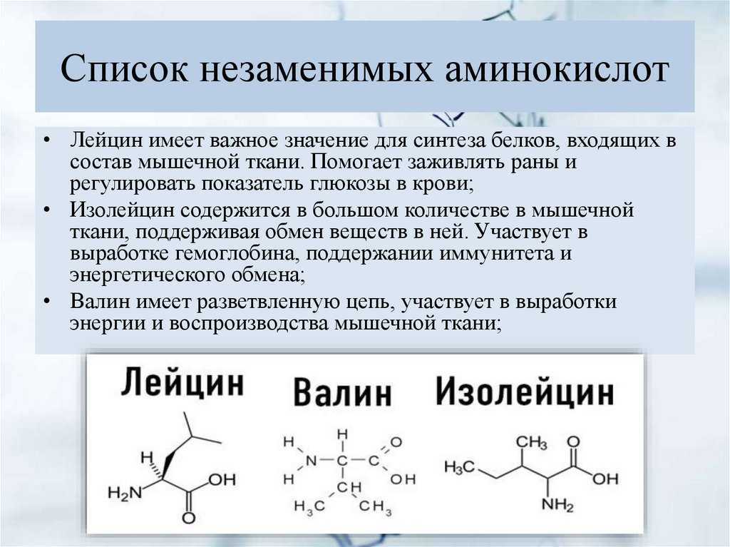 Лейцин: в каких продуктах содержится, применение аминокислоты в бодибилдинге