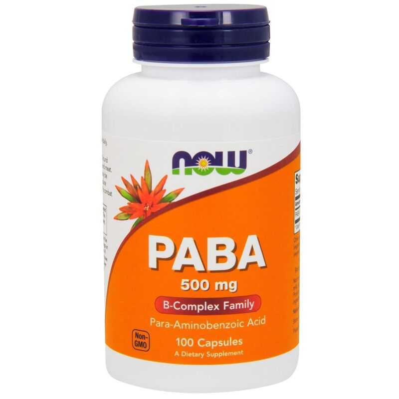 Now paba – обзор витаминного соединения