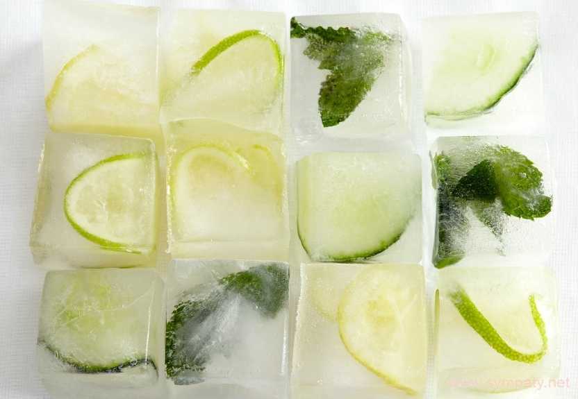 Кубики льда для лица. рецепты косметического льда