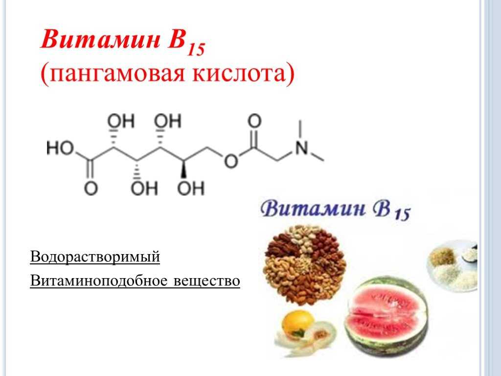 Витамин в15 (пангамовая кислота)