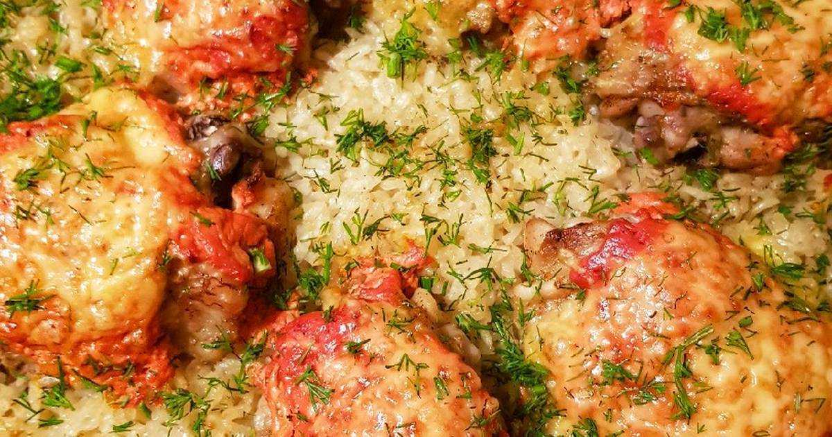 Куриные ножки с рисом на сковороде - 11 пошаговых фото в рецепте