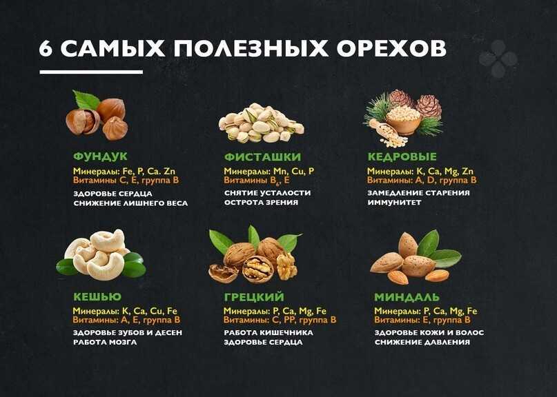 Какие орехи самые полезные и вредные для человека?