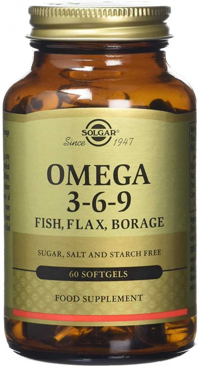Solgar 1300mg omega 3-6-9 — обзор