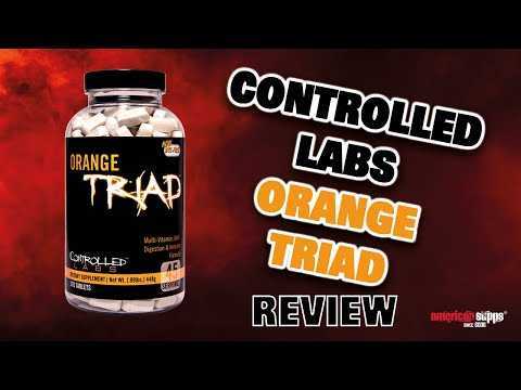 Витамины и минералы • controlled labs,  orange triad, 270 таб.