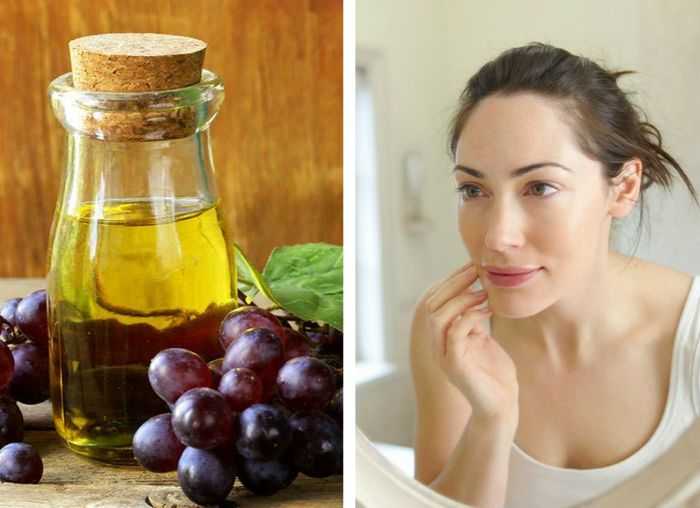 Масло виноградных косточек для лица и волос: свойства, польза, применение