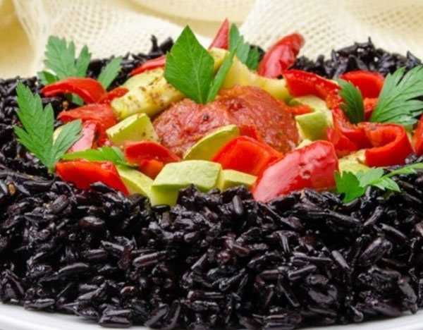 Подробный обзор о черном рисе - состав продукта, его калорийность, белки, жиры и углеводы А также пищевая ценность, польза и возможный вред для организма