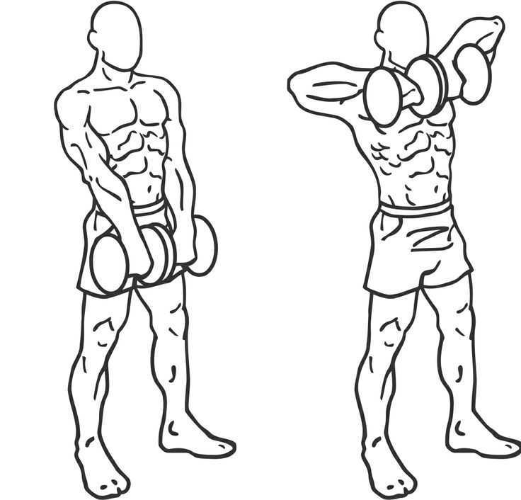 Тяга штанги к подбородку: техника выполнения, работающие мышцы и виды