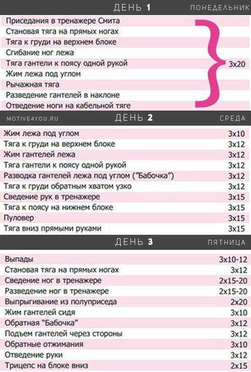 Программа тренировок на рельеф в тренажерном зале: самые эффективные упражнения - tony.ru