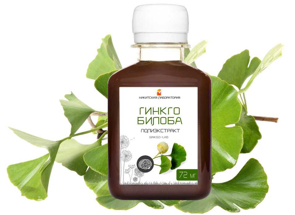 Гинкго билоба (ginkgo biloba) - инструкция по применению настойки