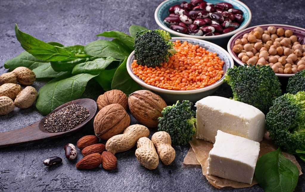 Alimentos veganos proteina