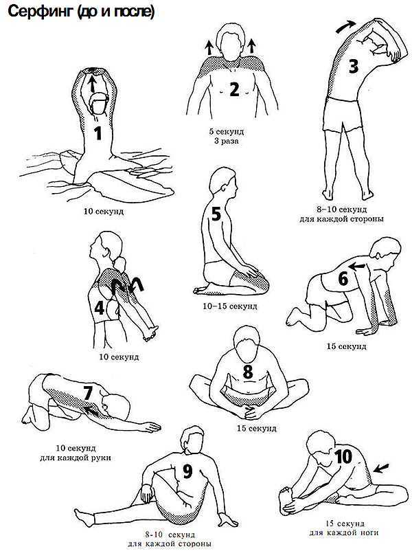 Растяжка: упражнения для начинающих в домашних условиях на все мышцы тела