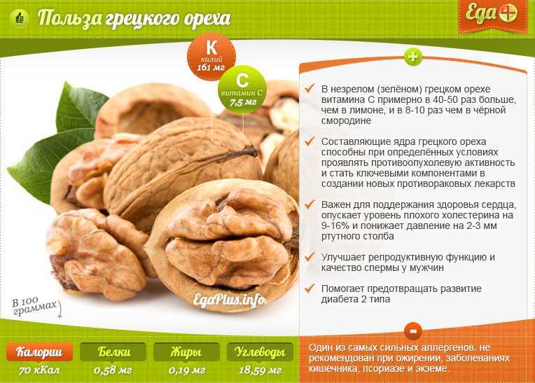 Орехи и семена. таблица калорийности и химический состав продуктов питания.