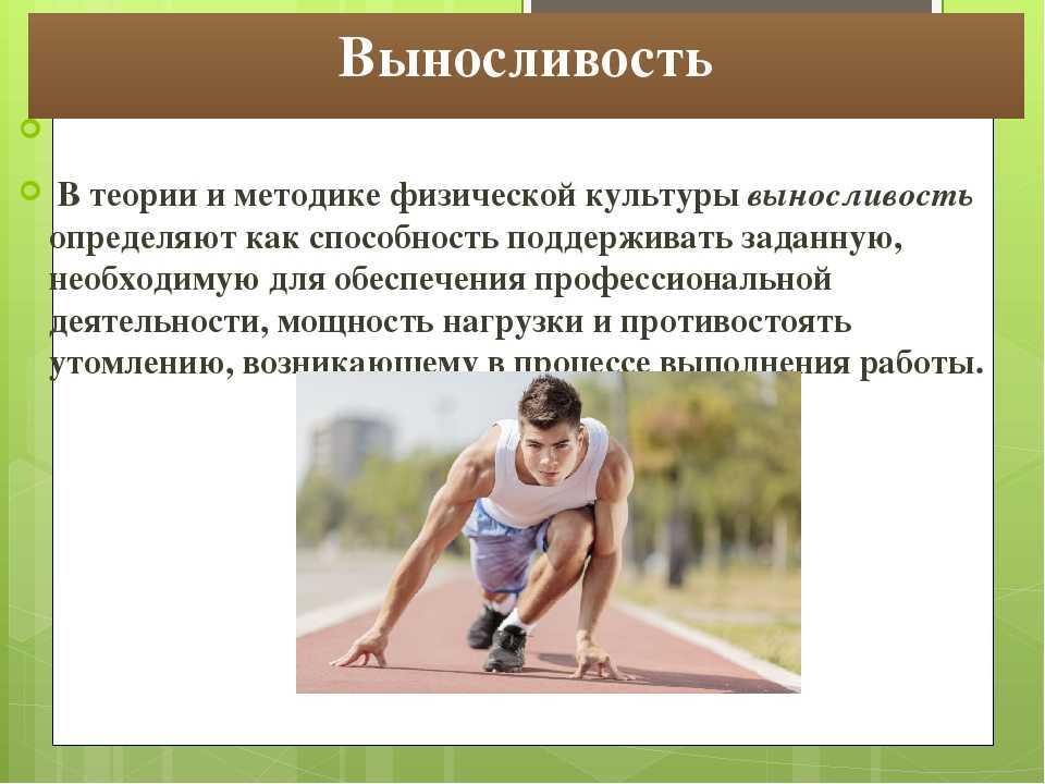 Выносливость - все, что нужно знать!