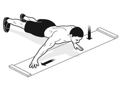 Выполнение т-образных отжиманий с поворотом туловища из упора лежа Разбираем, какие мышцы работают Вариации упражнения и поворот на 360 градусов